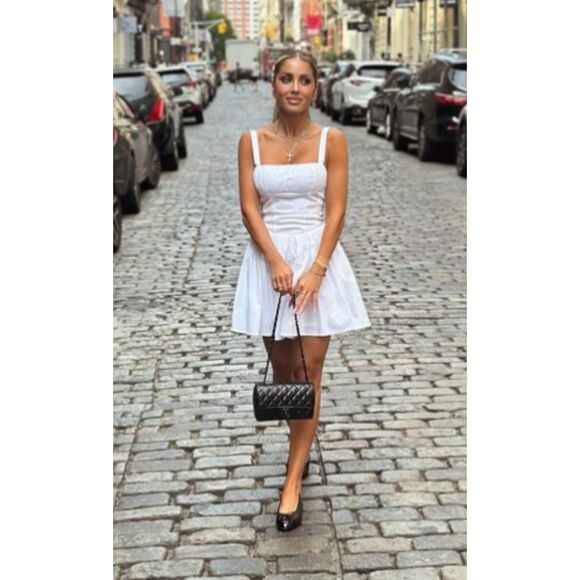 ZARA NWT VOLUMINOUS SKIRT DRESS Ecru Ref 5107/301 - Picture 10 of 16